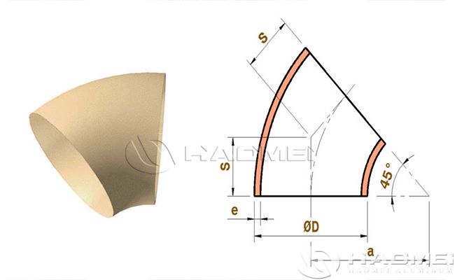 45 Degree CuNi Elbow
