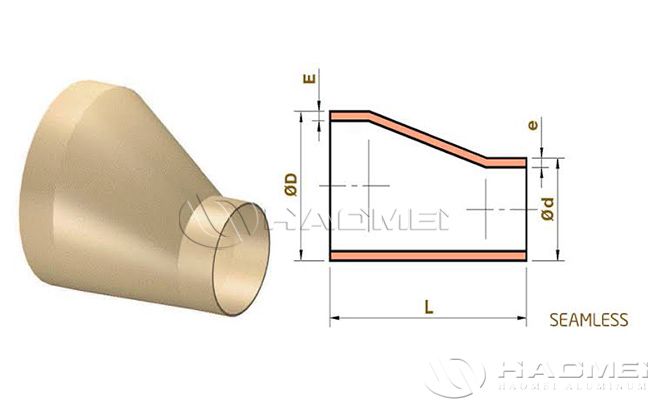Copper Nickel Eccentric Reducer Copper Nickel Eccentric Reducer