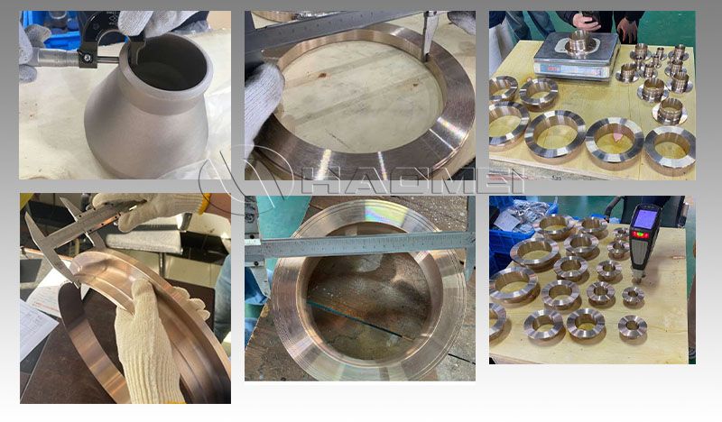 Copper nickel pipe fittings qulity check