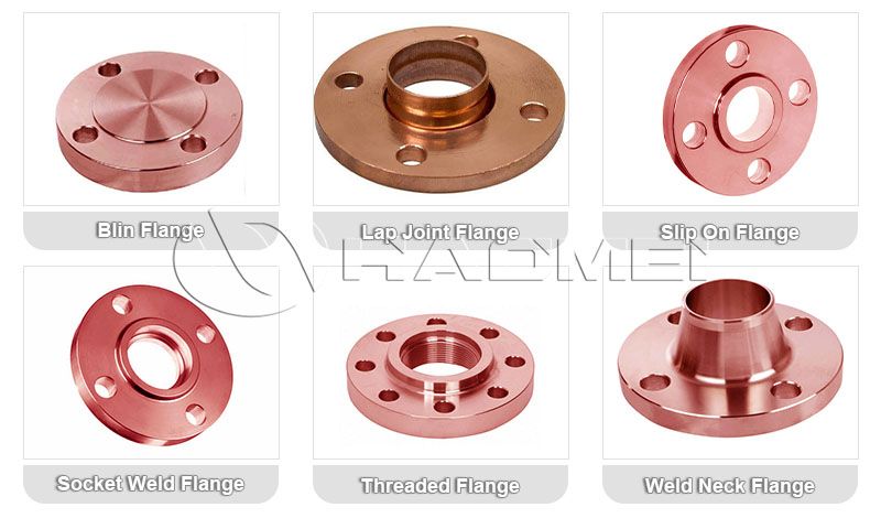Copper Nickel Flanges types