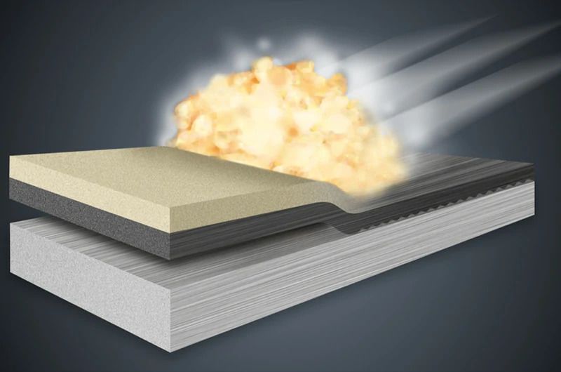 alu steel transition joint