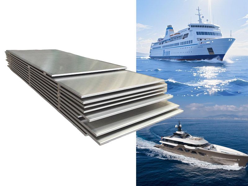 DNV-certified 5083 marine aluminum alloy plates for shipbuilding